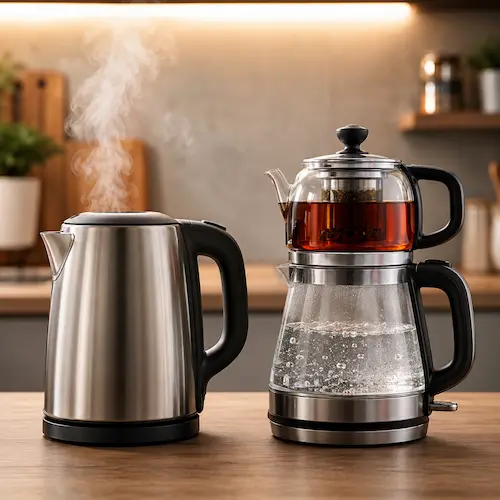 تفاوت کتری برقی و چای ساز